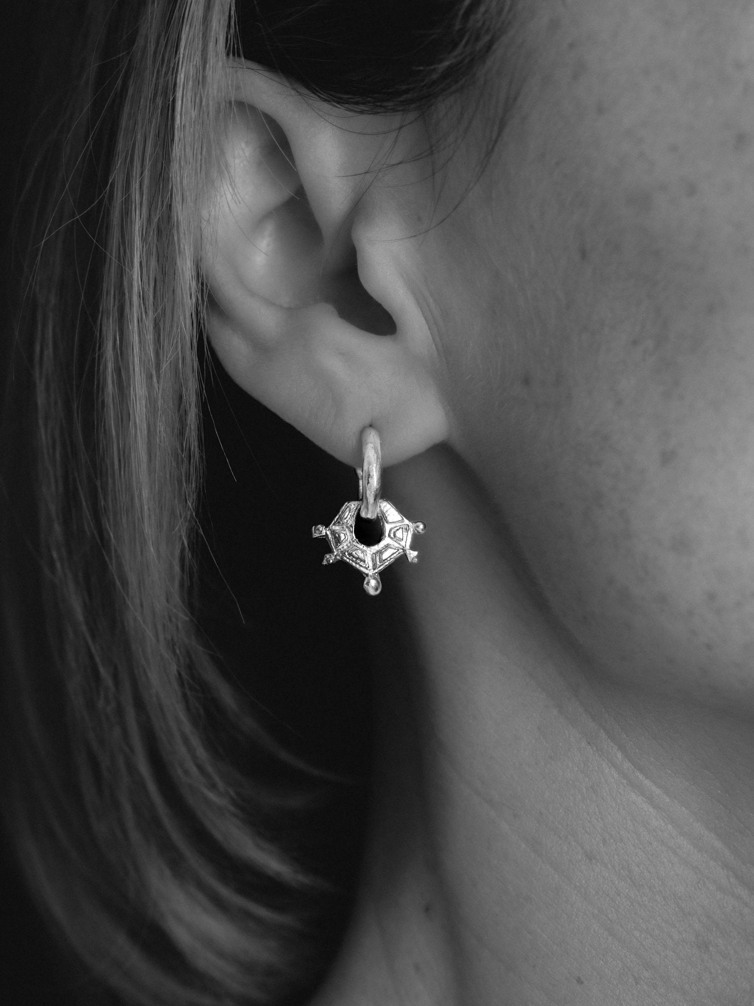 The Mini Kloun Hoops - Silver