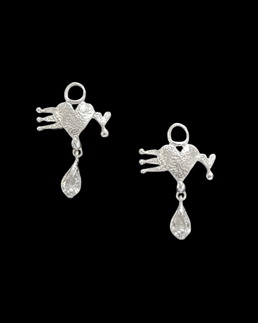 The Léon Heart Hoops - Silver