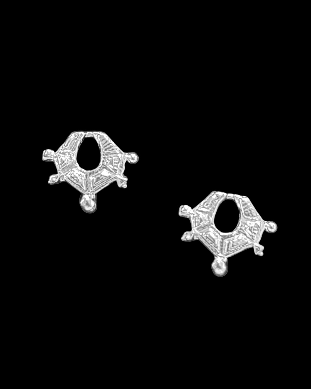 The Mini Kloun Hoops - Silver