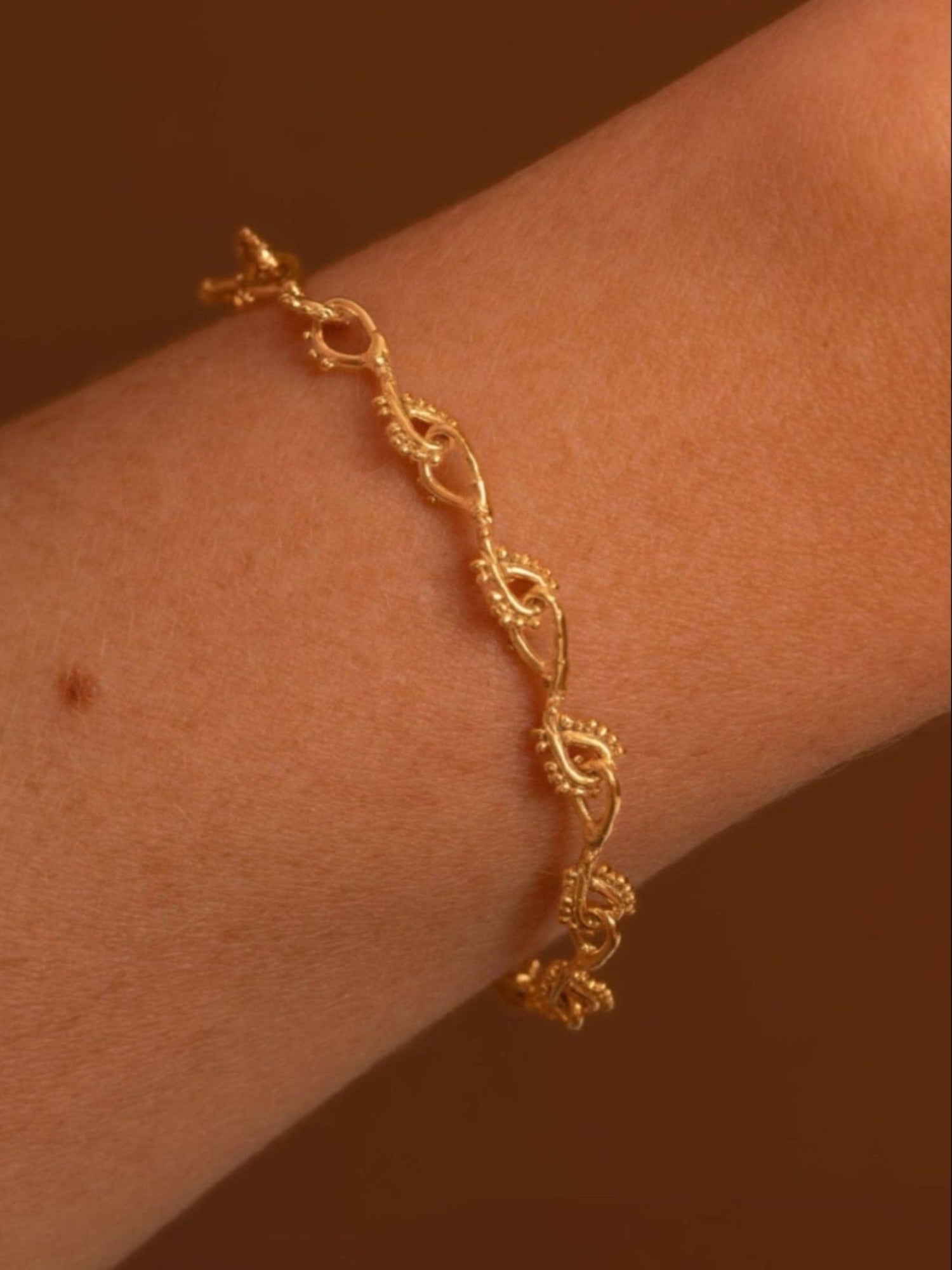 The Paisley Chain Bracelet